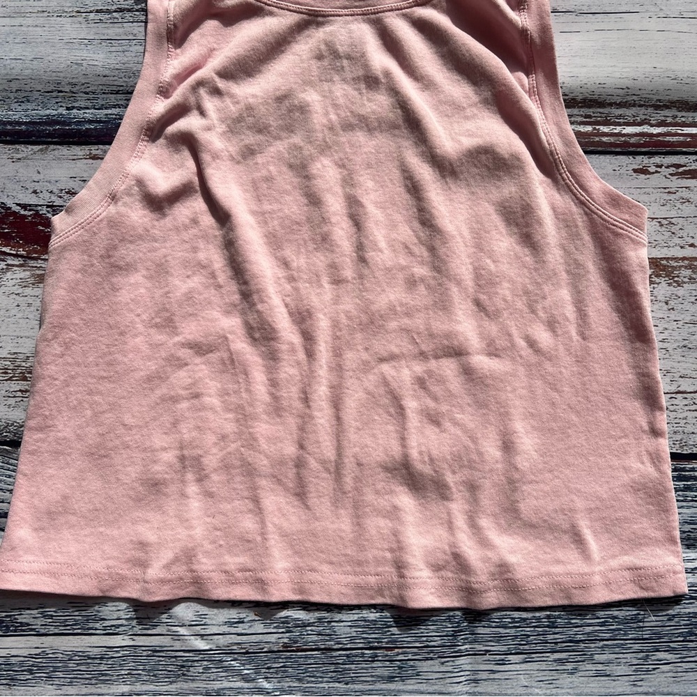 ✅ Urban Rebel Light Pink Sleeveless Women's Crop Tank Top EUC - Picture 2 of 6